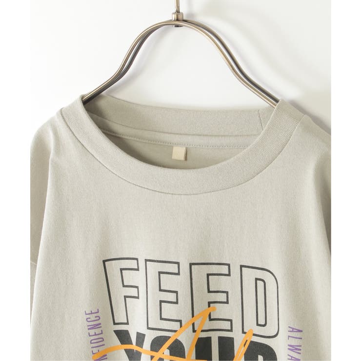 袖レイヤードロゴプリントロンT（120~160cm） | ikka  | 詳細画像14 