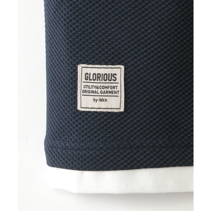 【親子コーデ】キーネックレイヤード7分袖Tシャツ（120~160cm）  | ikka  | 詳細画像8 