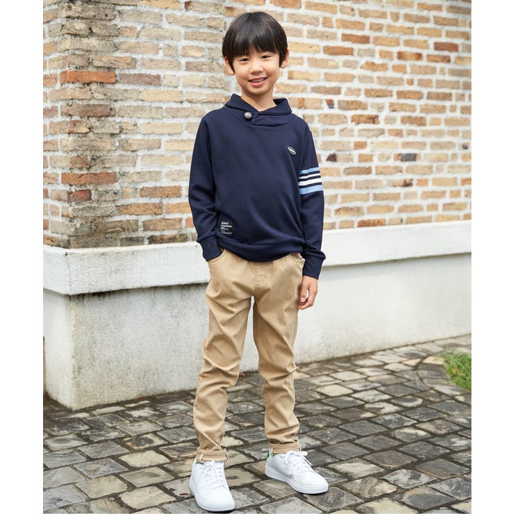 コンチョボタンショール襟トレーナー（120~160cm） | ikka  | 詳細画像9 