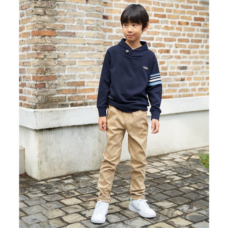 コンチョボタンショール襟トレーナー（120~160cm） | ikka  | 詳細画像12 