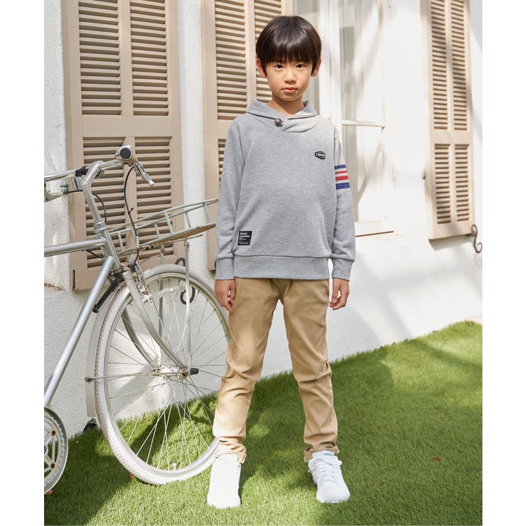 コンチョボタンショール襟トレーナー（120~160cm） | ikka  | 詳細画像15 