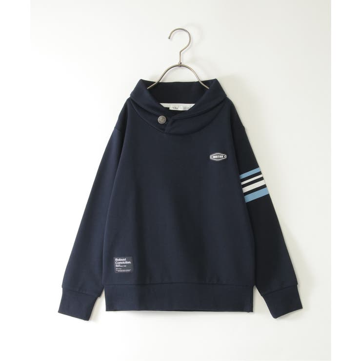 コンチョボタンショール襟トレーナー（120~160cm） | ikka  | 詳細画像30 