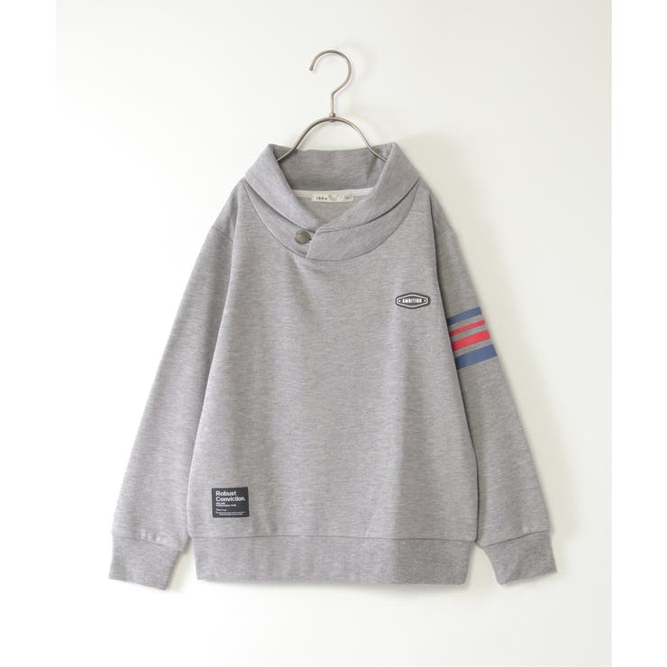 コンチョボタンショール襟トレーナー（120~160cm） | ikka  | 詳細画像32 