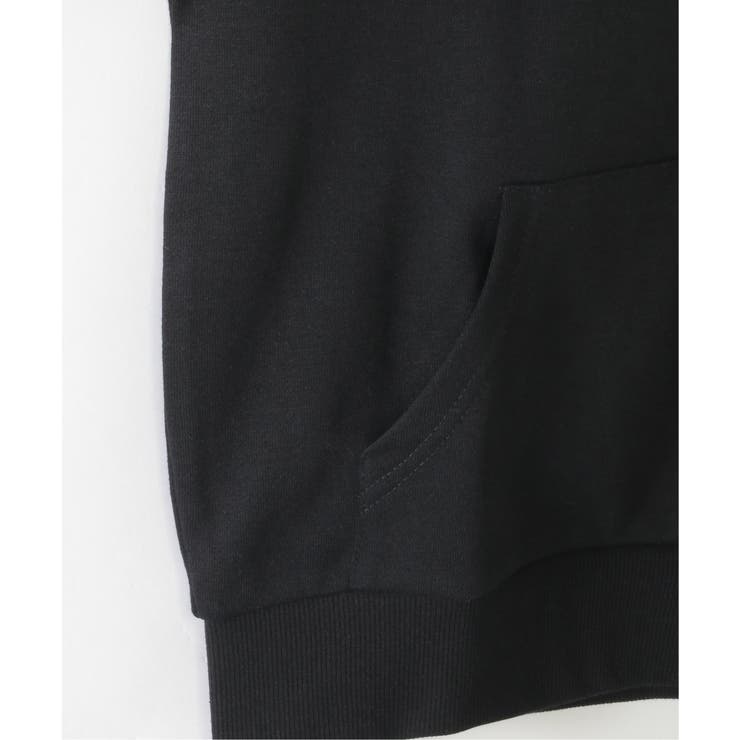 ロープ襟ポケ付き袖ロゴトレーナー（120~160cm） | ikka  | 詳細画像24 