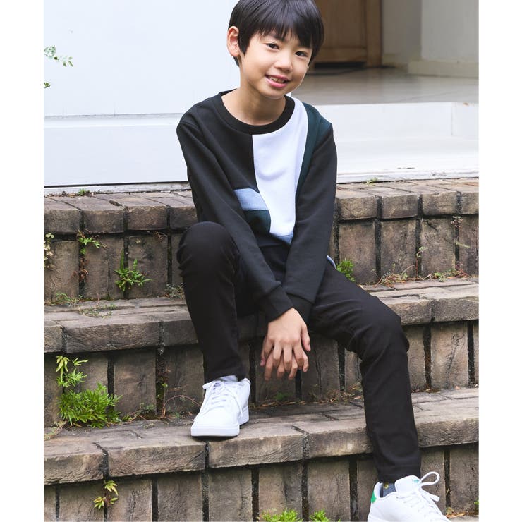 【親子コーデ】フェイクスエードブロックスプルオーバー（120~160cm） | ikka  | 詳細画像10 