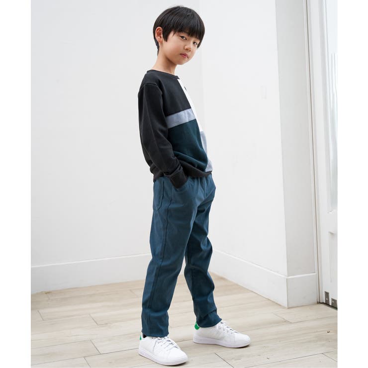 【親子コーデ】フェイクスエードブロックスプルオーバー（120~160cm） | ikka  | 詳細画像17 