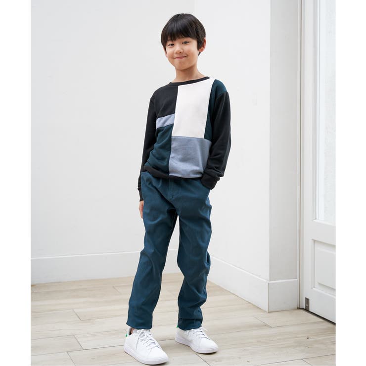 【親子コーデ】フェイクスエードブロックスプルオーバー（120~160cm） | ikka  | 詳細画像19 