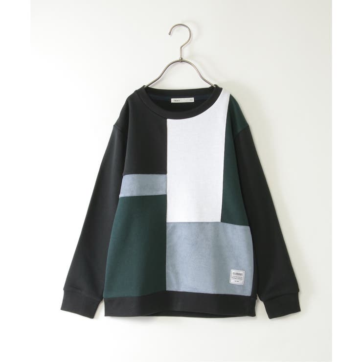 【親子コーデ】フェイクスエードブロックスプルオーバー（120~160cm） | ikka  | 詳細画像20 