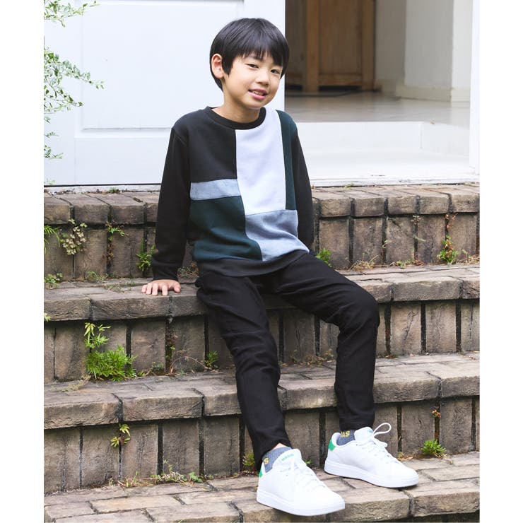 【親子コーデ】フェイクスエードブロックスプルオーバー（120~160cm） | ikka  | 詳細画像5 