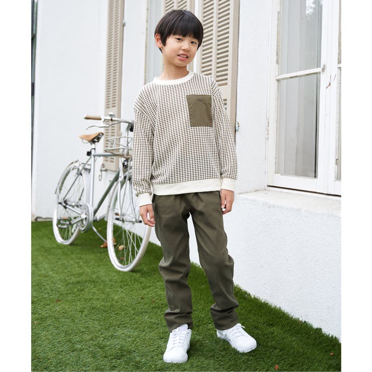 【親子コーデ】ビックワッフルポケ付きプルオーバー（120~160cm） | ikka  | 詳細画像21 