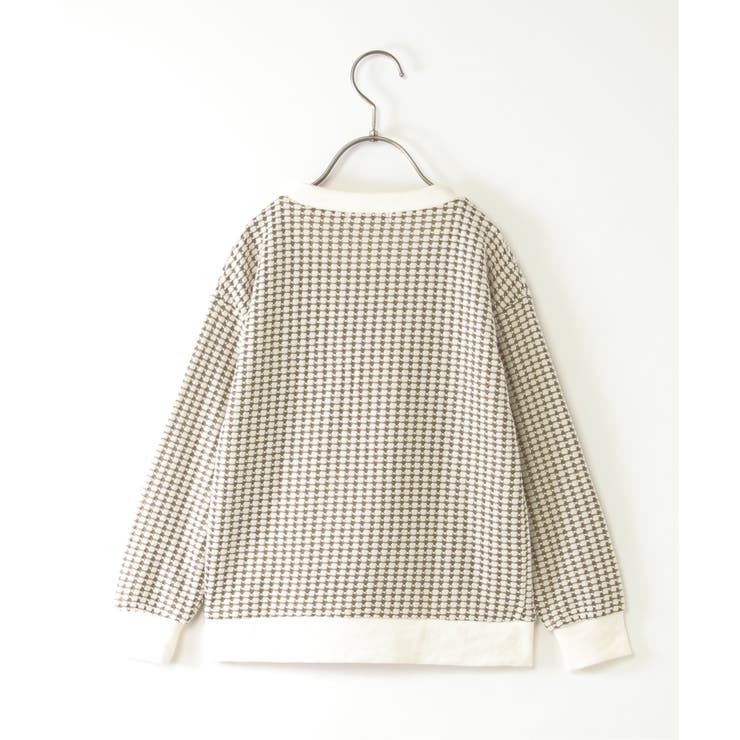 【親子コーデ】ビックワッフルポケ付きプルオーバー（120~160cm） | ikka  | 詳細画像24 