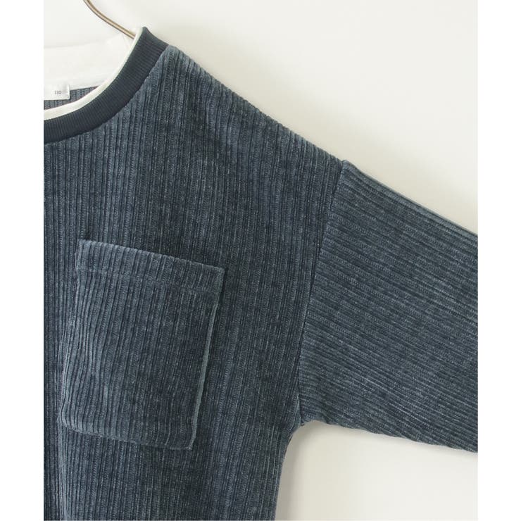 カットコールポケ付きレイヤープルオーバー（120~160cm） | ikka  | 詳細画像3 