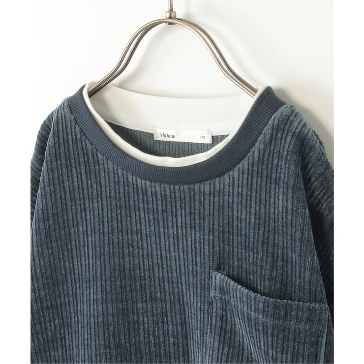 カットコールポケ付きレイヤープルオーバー（120~160cm） | ikka  | 詳細画像6 