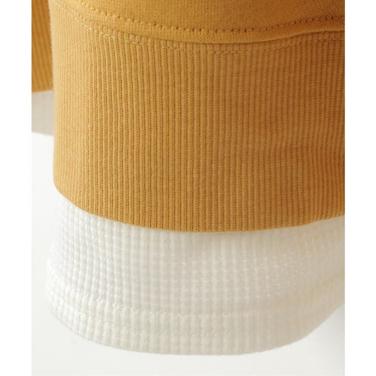 裏起毛レイヤードワッペントレーナー（120~160cm） | ikka  | 詳細画像10 