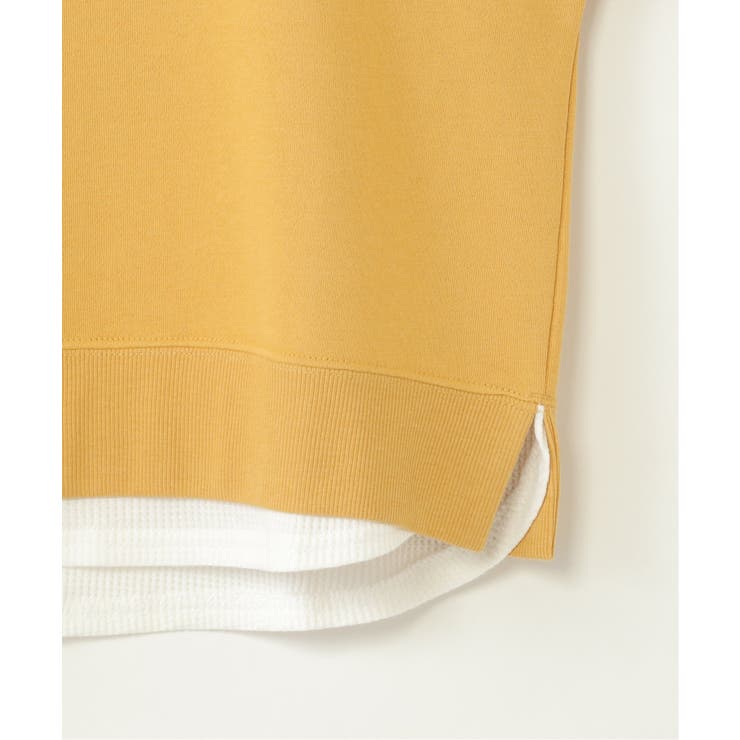 裏起毛レイヤードワッペントレーナー（120~160cm） | ikka  | 詳細画像5 