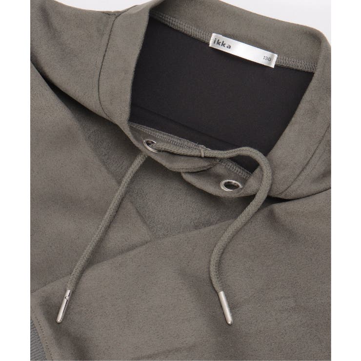 【親子コーデ】フェイクスエードルーイカラーレイヤードプルオーバー（120~160… | ikka  | 詳細画像23 