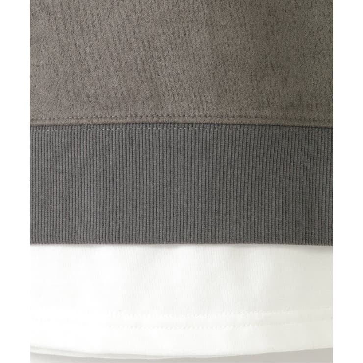 【親子コーデ】フェイクスエードルーイカラーレイヤードプルオーバー（120~160… | ikka  | 詳細画像24 