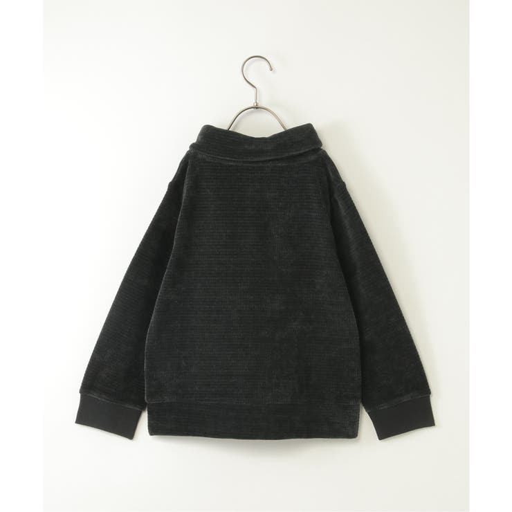 カットモールコンチョショール襟プルオーバー（120~160cm） | ikka  | 詳細画像2 