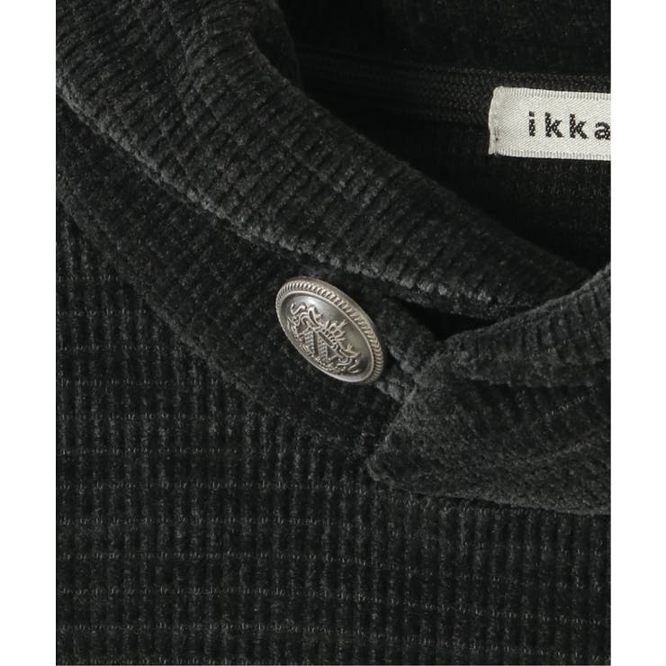 カットモールコンチョショール襟プルオーバー（120~160cm） | ikka  | 詳細画像7 