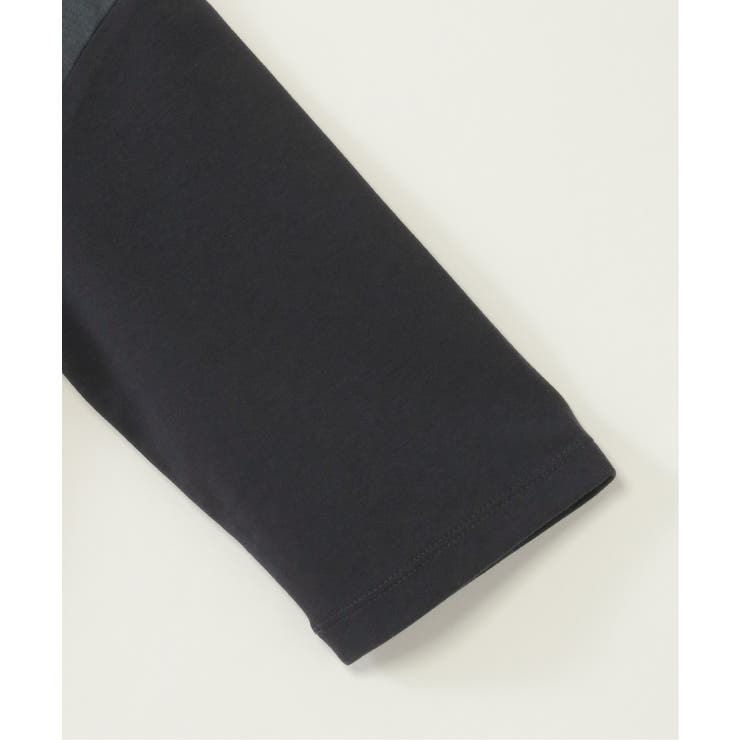 【親子コーデ】7分袖ポンチブロックスTシャツ（120~160cm）  | ikka  | 詳細画像9 