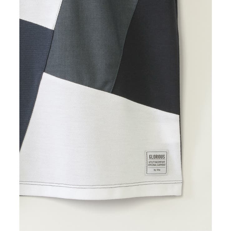 【親子コーデ】7分袖ポンチブロックスTシャツ（120~160cm）  | ikka  | 詳細画像10 