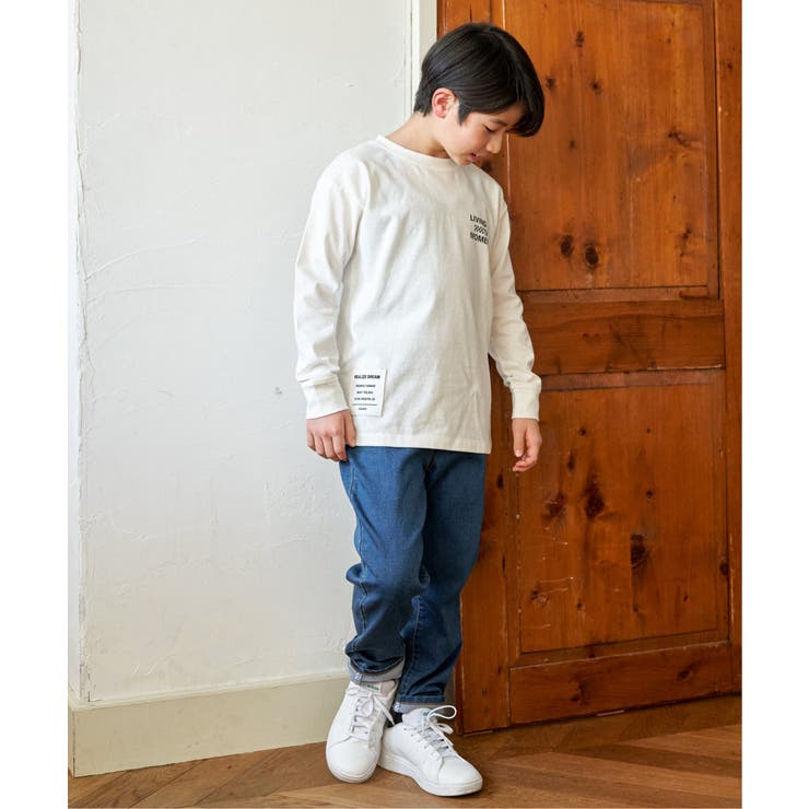 バックビッグロゴTシャツ（120~160cm） | ikka  | 詳細画像12 