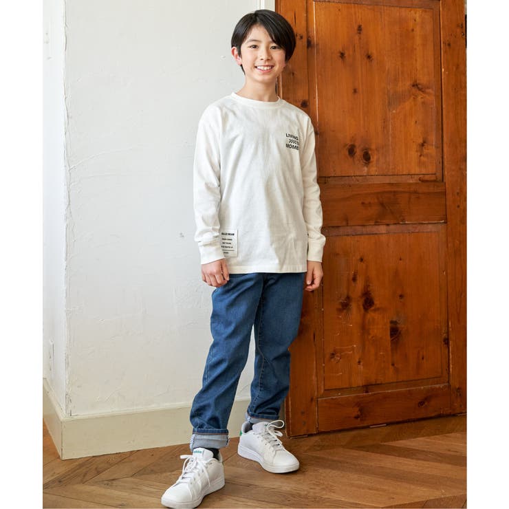 バックビッグロゴTシャツ（120~160cm） | ikka  | 詳細画像15 