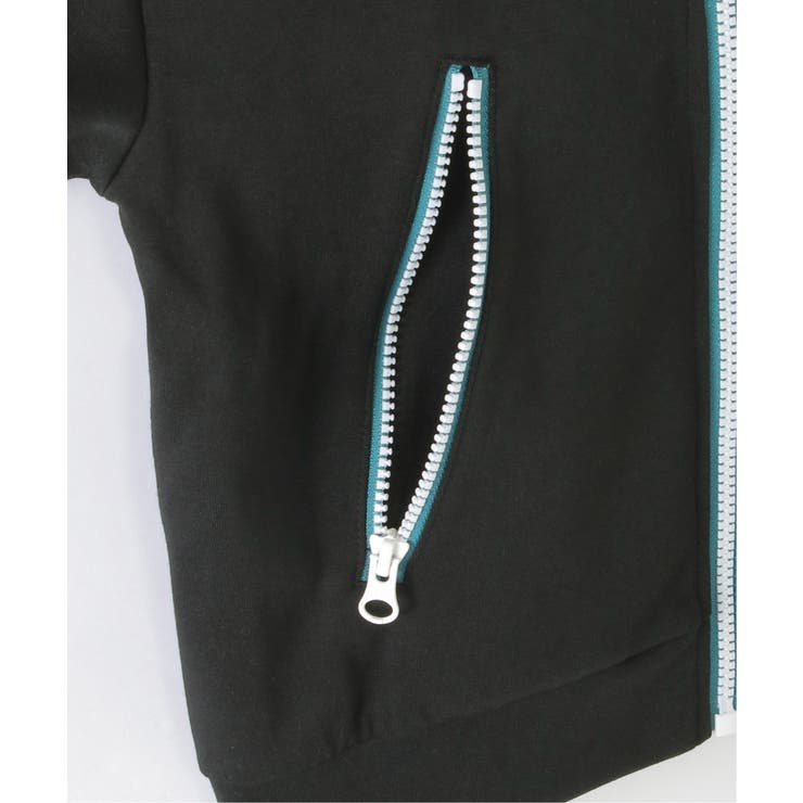 ポンチジップ配色ジップパーカー（110~160cm） | ikka  | 詳細画像8 