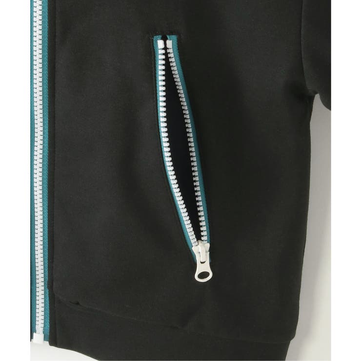 ポンチジップ配色ジップパーカー（110~160cm） | ikka  | 詳細画像7 