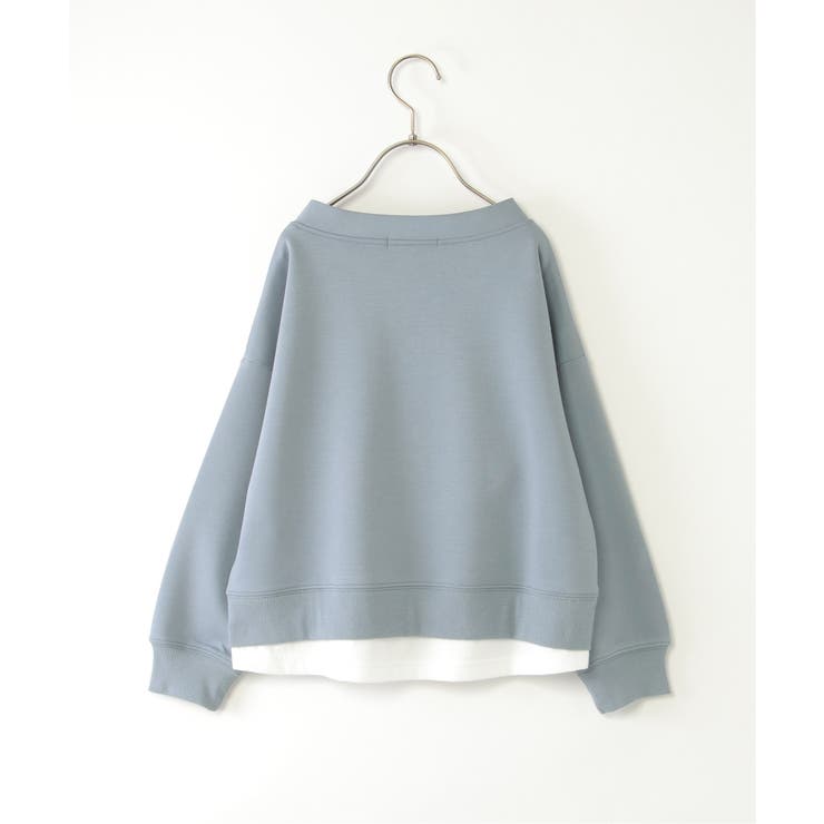 【親子コーデ】カノコダンボールルーイカレッジロゴプルオーバー（120~160cm… | ikka  | 詳細画像2 