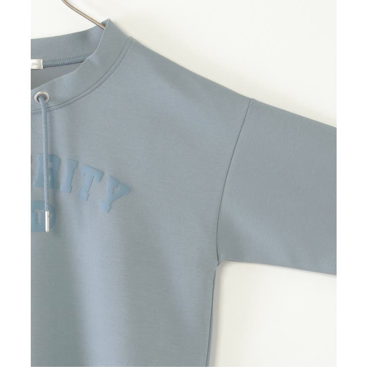 【親子コーデ】カノコダンボールルーイカレッジロゴプルオーバー（120~160cm… | ikka  | 詳細画像3 