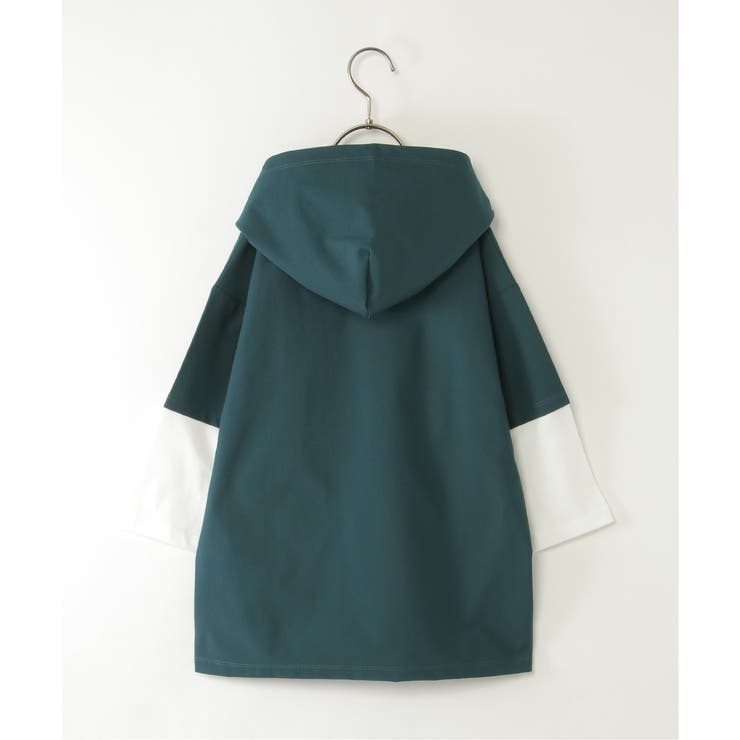 【親子コーデ】冷感6分袖レイヤードパーカー（120~160cm） | ikka  | 詳細画像15 