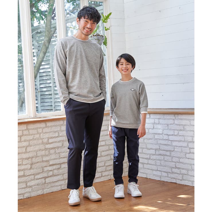 【親子コーデ】ピケレイヤード7分袖Tトレ（120~160cm） | ikka  | 詳細画像9 