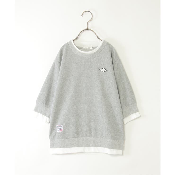 【親子コーデ】ピケレイヤード7分袖Tトレ（120~160cm） | ikka  | 詳細画像12 