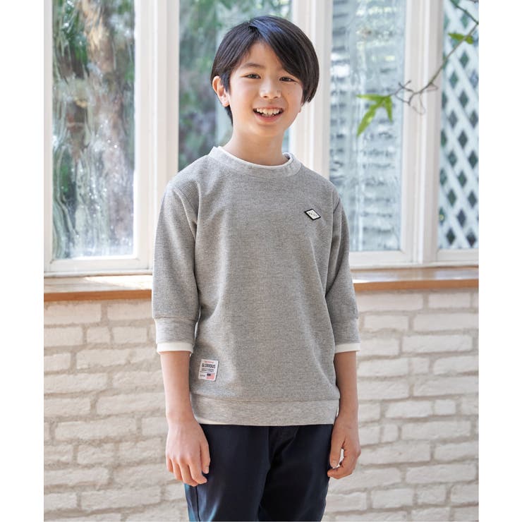 【親子コーデ】ピケレイヤード7分袖Tトレ（120~160cm） | ikka  | 詳細画像3 