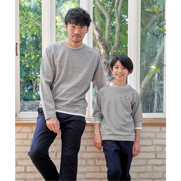 【親子コーデ】ピケレイヤード7分袖Tトレ（120~160cm） | ikka  | 詳細画像7 