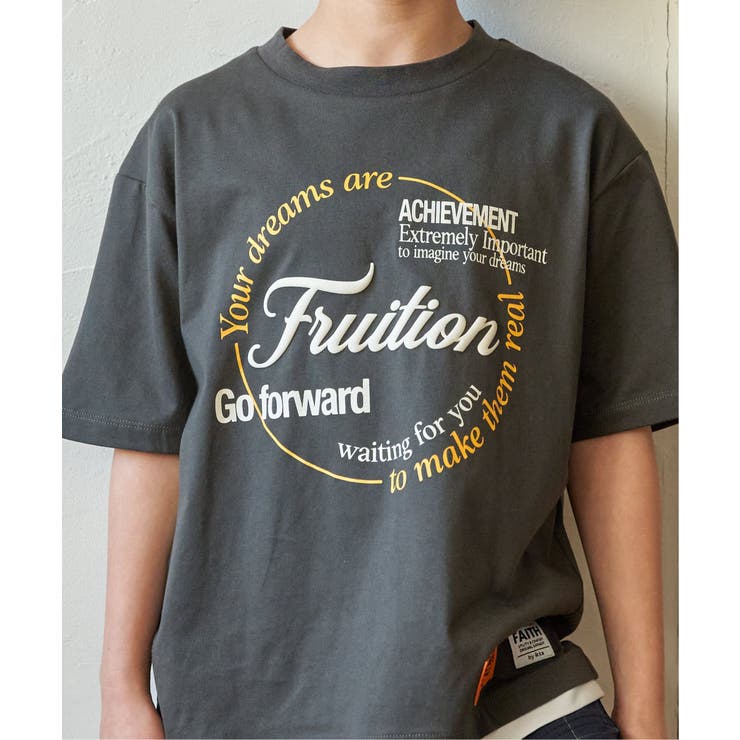 【接触冷感】裾レイヤードプリントTシャツ（120~160cm） | ikka  | 詳細画像6 
