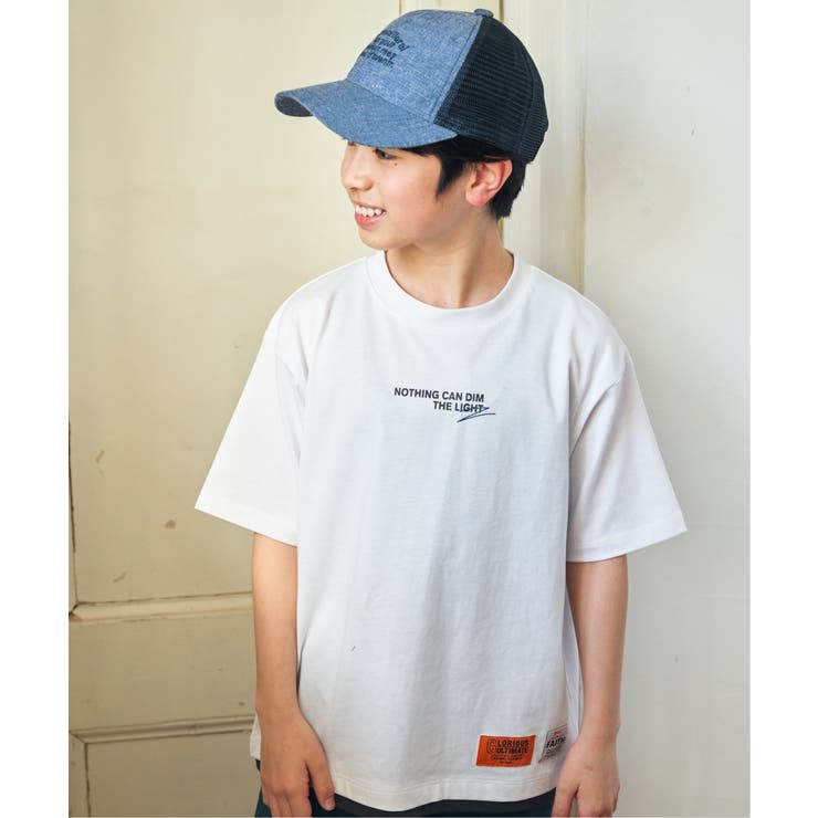 【接触冷感】裾レイヤードプリントTシャツ（120~160cm） | ikka  | 詳細画像14 