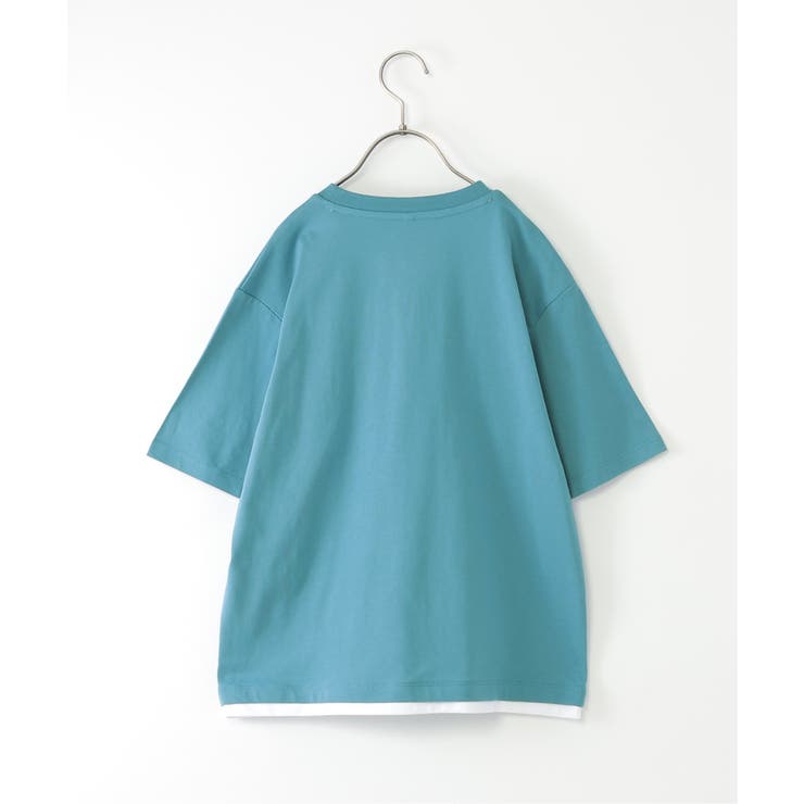 【接触冷感】裾レイヤードプリントTシャツ（120~160cm） | ikka  | 詳細画像36 