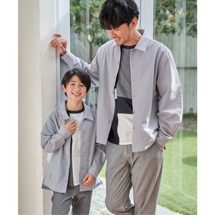 【親子コーデ】冷感ブロックスTシャツ（120~160cm） | ikka  | 詳細画像10 