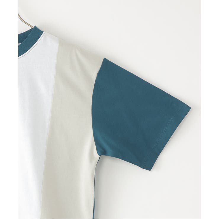 【親子コーデ】冷感ブロックスTシャツ（120~160cm） | ikka  | 詳細画像13 