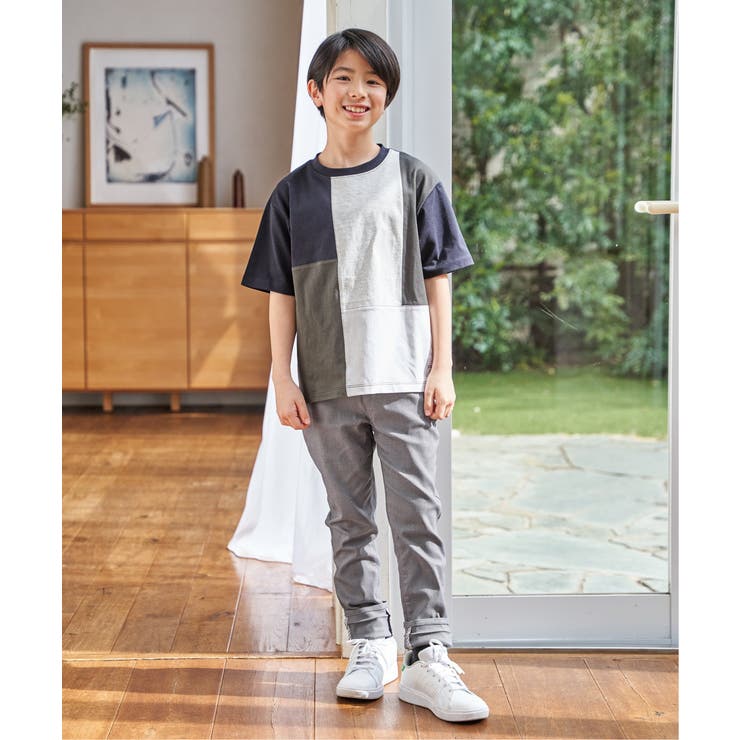 【親子コーデ】冷感ブロックスTシャツ（120~160cm） | ikka  | 詳細画像6 