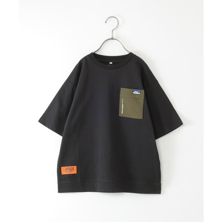 冷感異素材ポケ付きTシャツ（120~160cm） | ikka  | 詳細画像18 