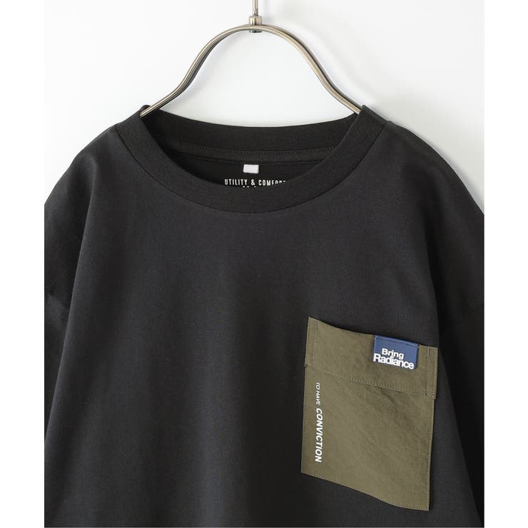 冷感異素材ポケ付きTシャツ（120~160cm） | ikka  | 詳細画像20 