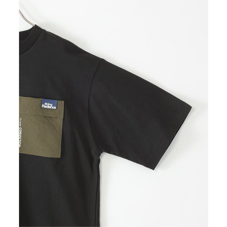 冷感異素材ポケ付きTシャツ（120~160cm） | ikka  | 詳細画像21 