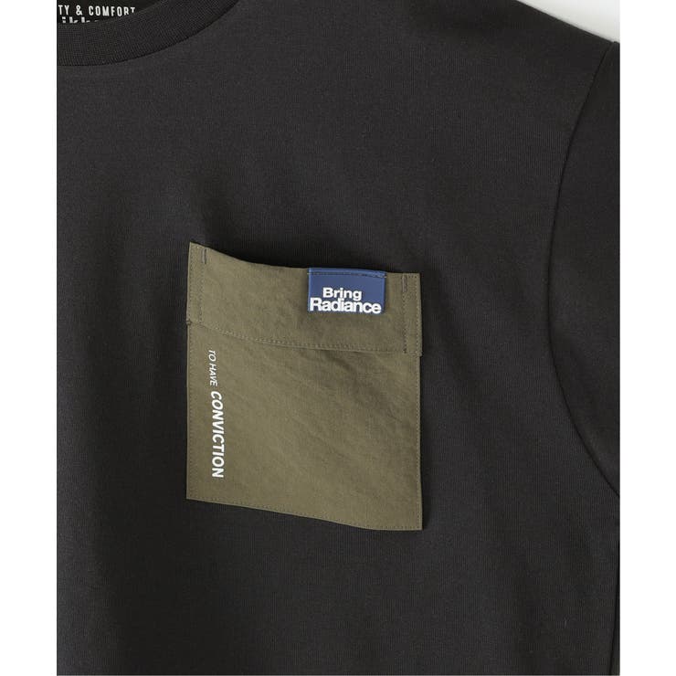 冷感異素材ポケ付きTシャツ（120~160cm） | ikka  | 詳細画像22 