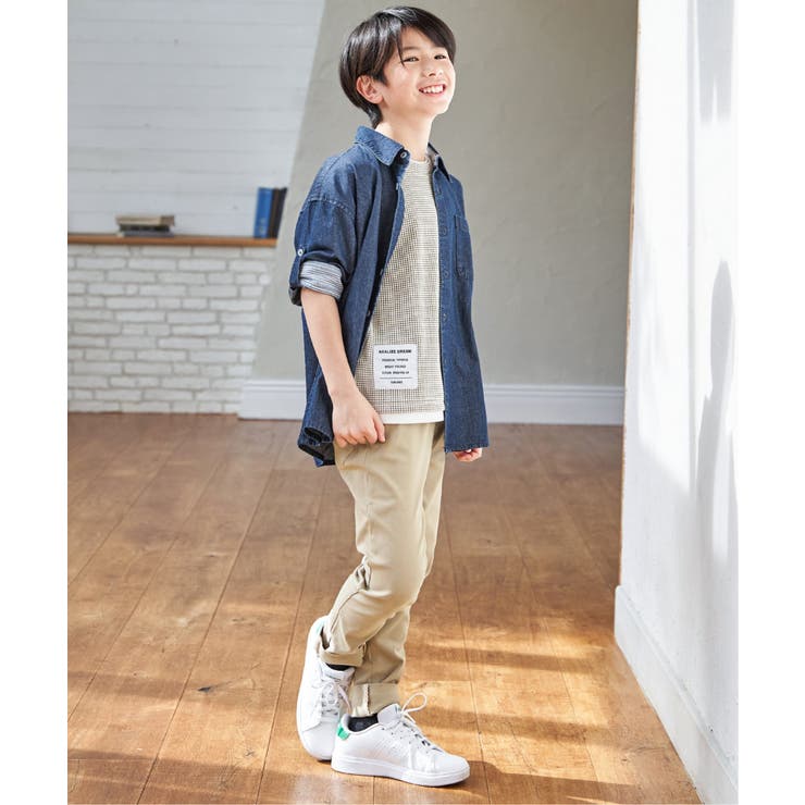 【親子コーデ】冷感ワッフルフェイクTシャツ（120~160cm） | ikka  | 詳細画像6 