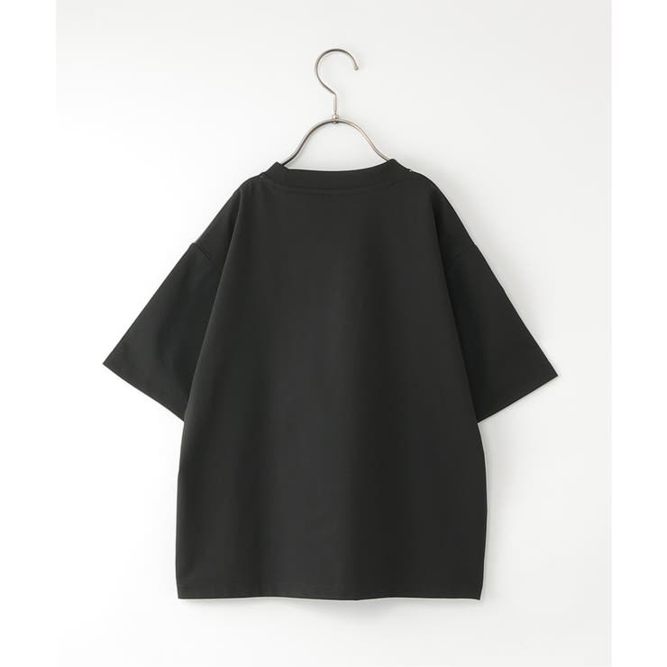 【接触冷感/吸水速乾】斜め切り替えTシャツ（120~160cm） | ikka  | 詳細画像3 