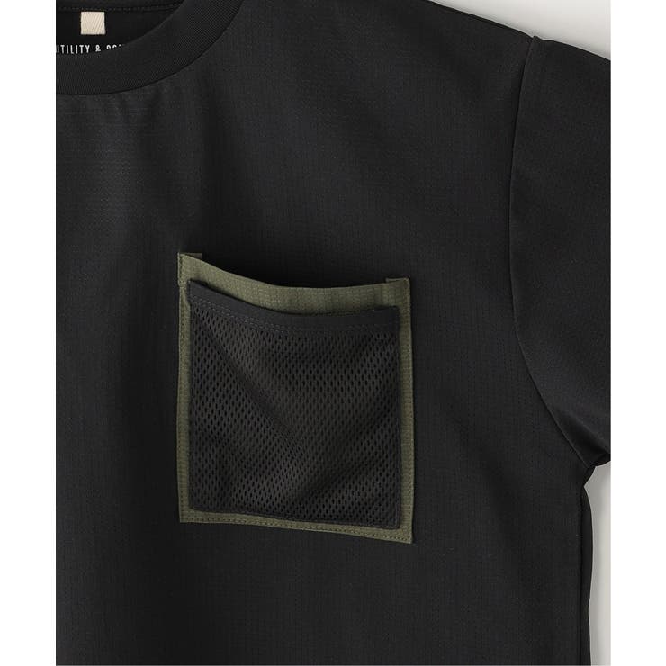 【セットアップ対応】冷感メッシュダブルポケ付きTシャツ（120~160cm） | ikka  | 詳細画像8 