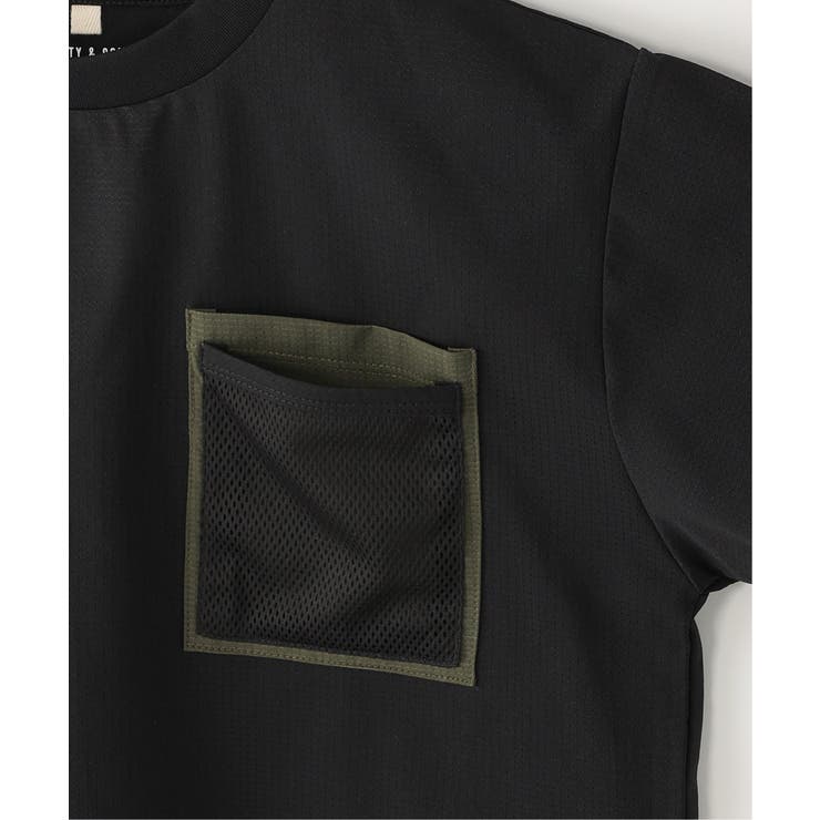 【セットアップ対応】冷感メッシュダブルポケ付きTシャツ（120~160cm） | ikka  | 詳細画像9 